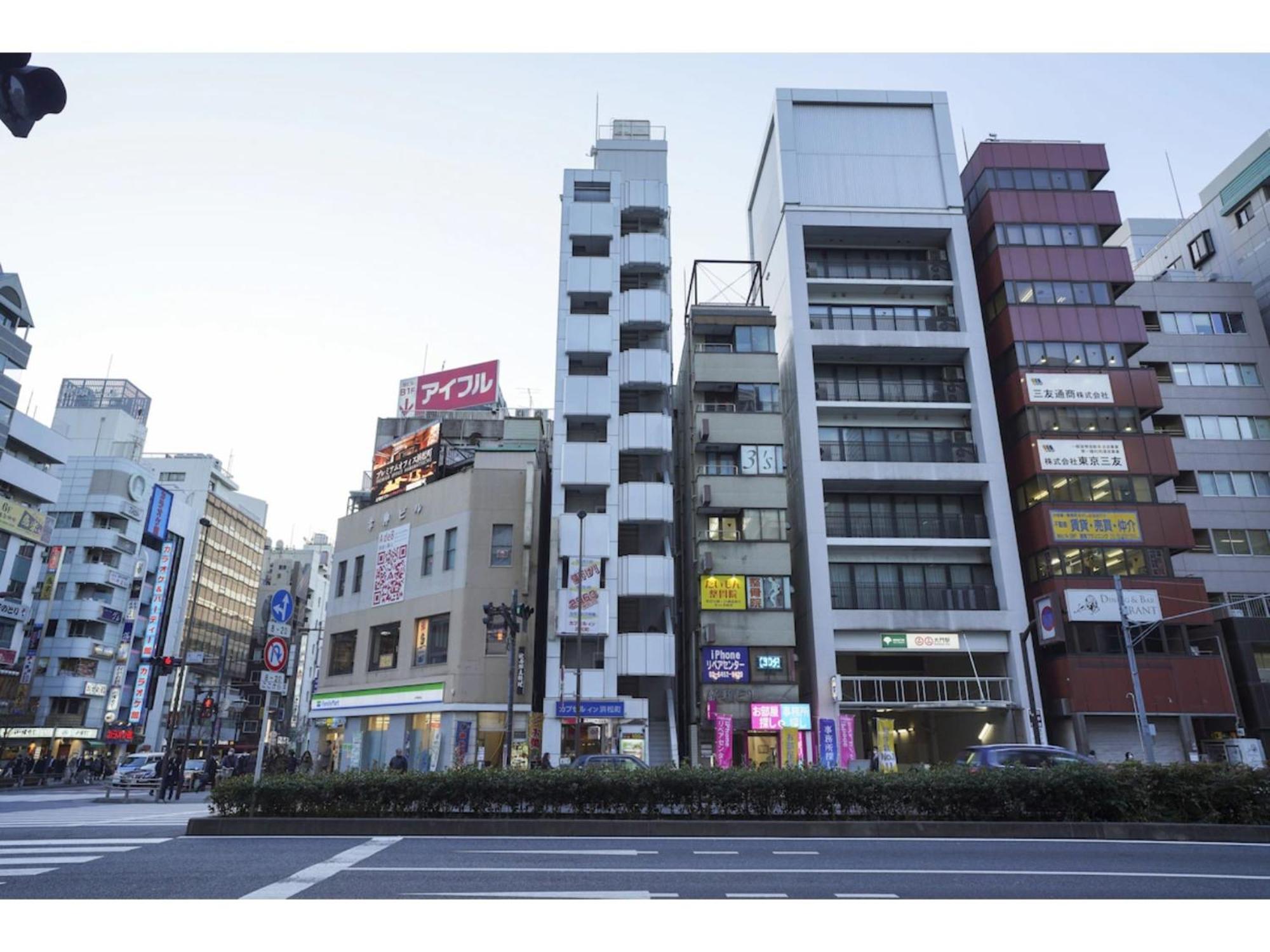 Male Only Capsule Inn Hamamatsucho - Vacation Stay 68799V Präfektur Tokio Exterior foto
